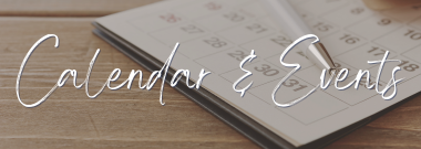 Calendar & Events
